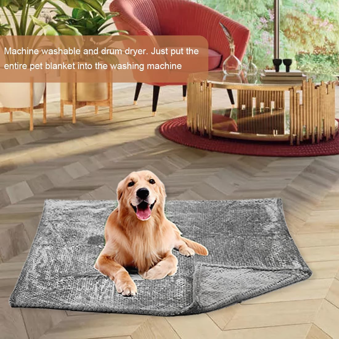 Couverture Pour Chien Et Chat 60x40 Cm - Polaire Sherpa Douce, Lavable En Machine, Design Nuages, Protection Canapé