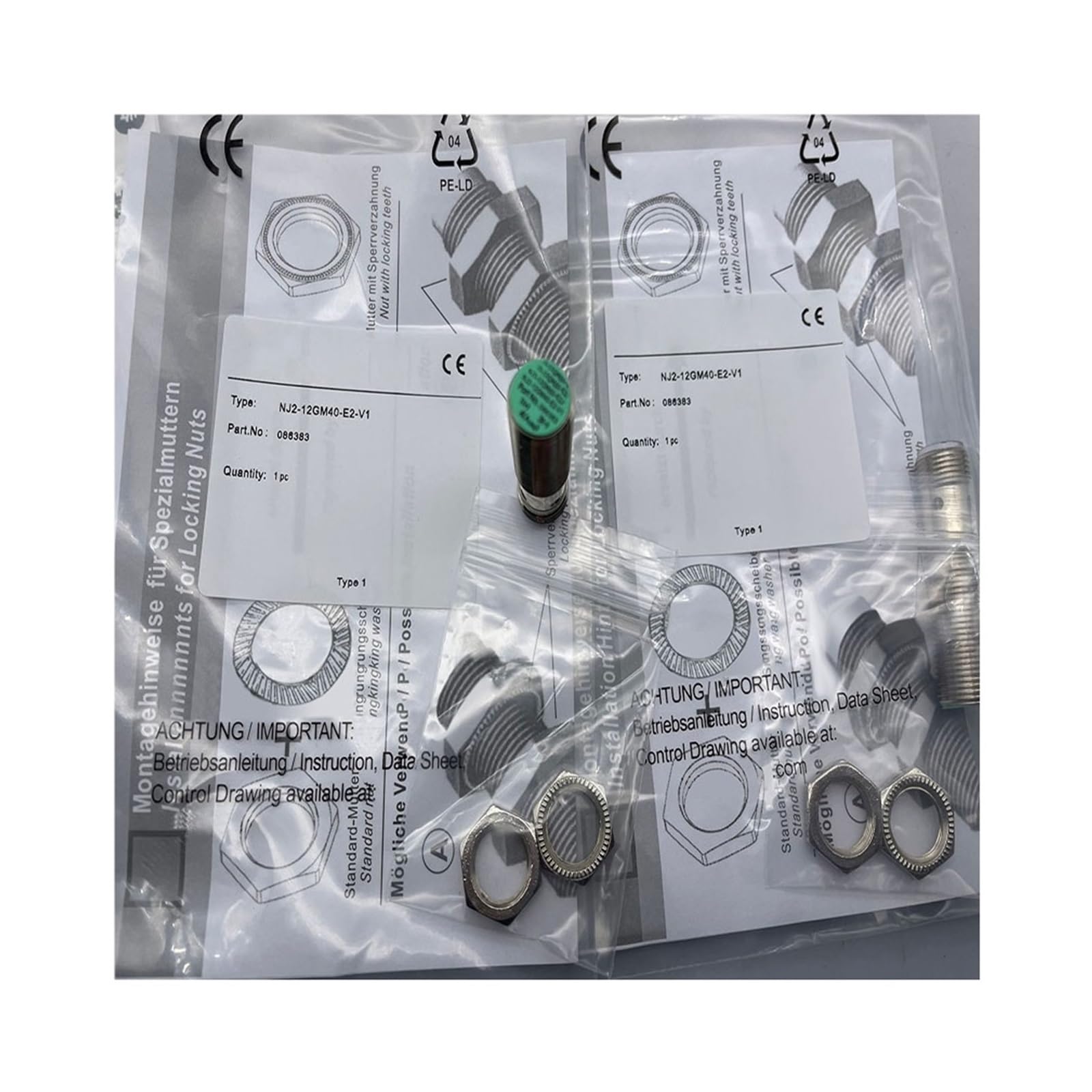 Détecteur de proximité NJ4-12GM40-E2-3G-3D capteur inductif Pepperl+Fuchs