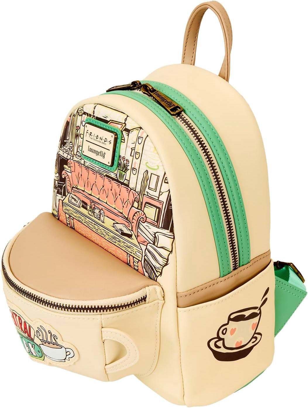 Loungefly Friends Central Perk Domed Coffee Mug Scented Mini Backpack
