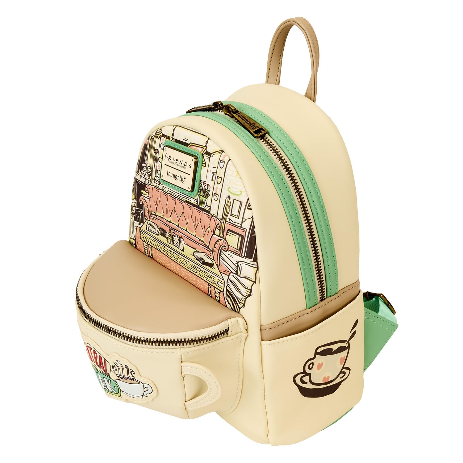 friends central perk brown mini backpack Amazon.com: Loungefly Friends Central Perk Domed Coffee Mug Scented Mini  Backpack : Clothing, Shoes & Jewelry
