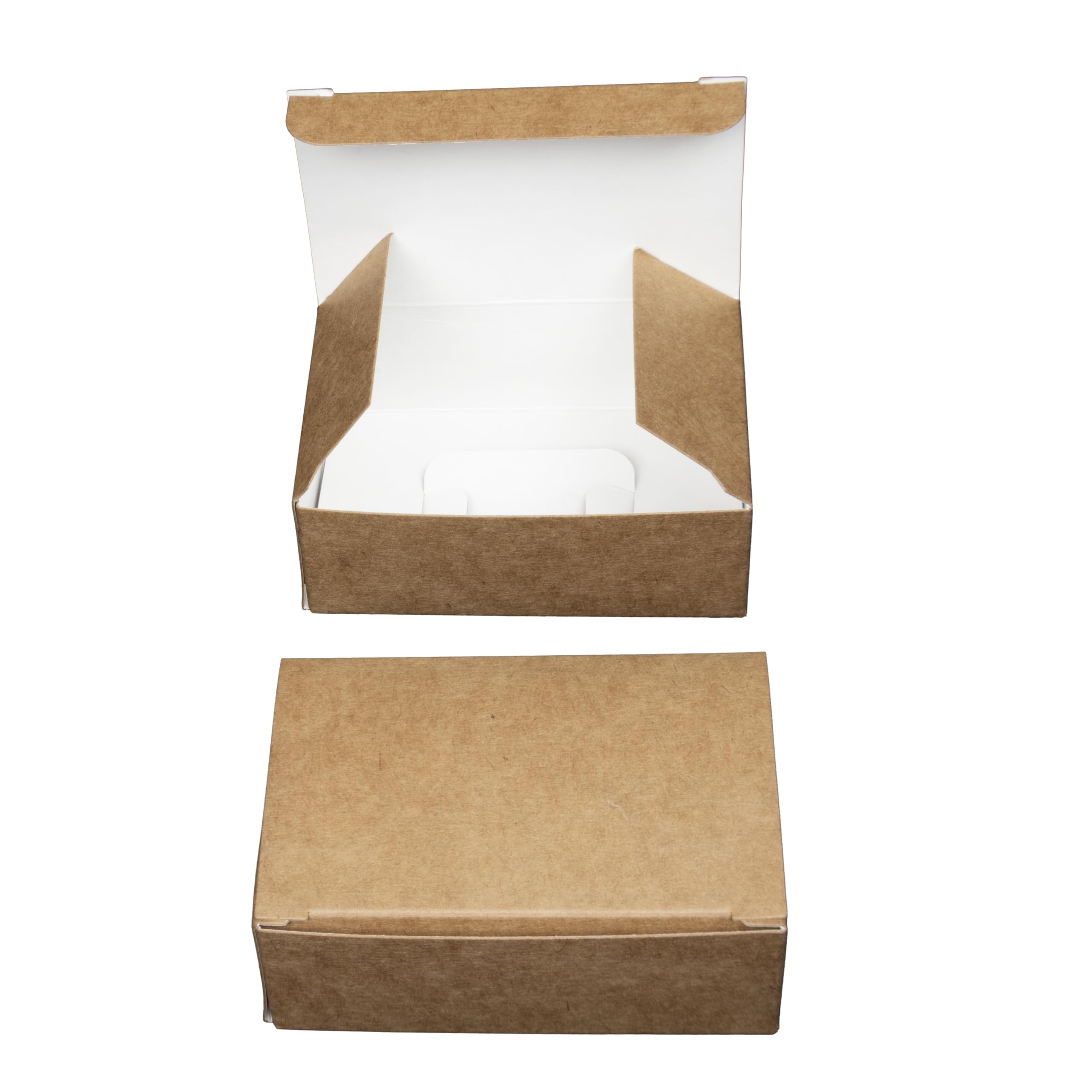 JamJar Print Kraft Business Card Tuck Boxes, 30 Pack, 90x55mm, Cardboard, Made in the UK