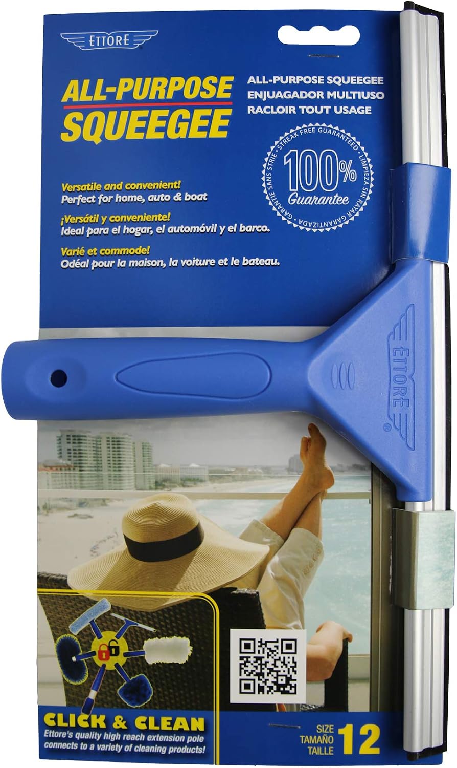 Ettore, 12 17012 All-Purpose Squeegee, Inch, Blue