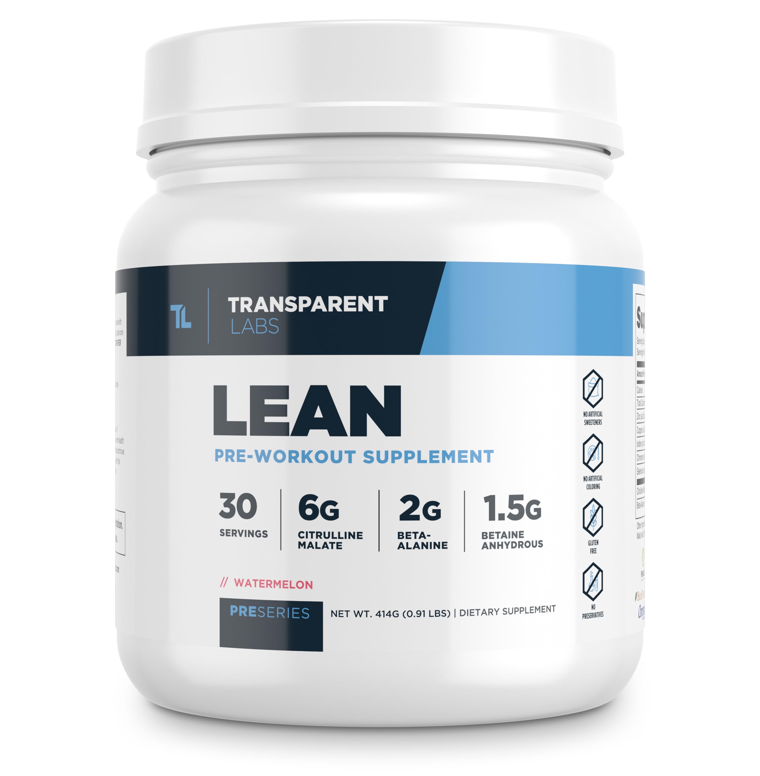 Transparent Labs Lean Watermelon - 30 Servings