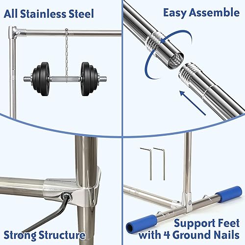 Miniatura 4 de Soporte de arco de boda, arco de 7 x 4 pies para ceremonia de boda, marco cuadrado de metal resistente para fiestas, jardín, aniversario, baby