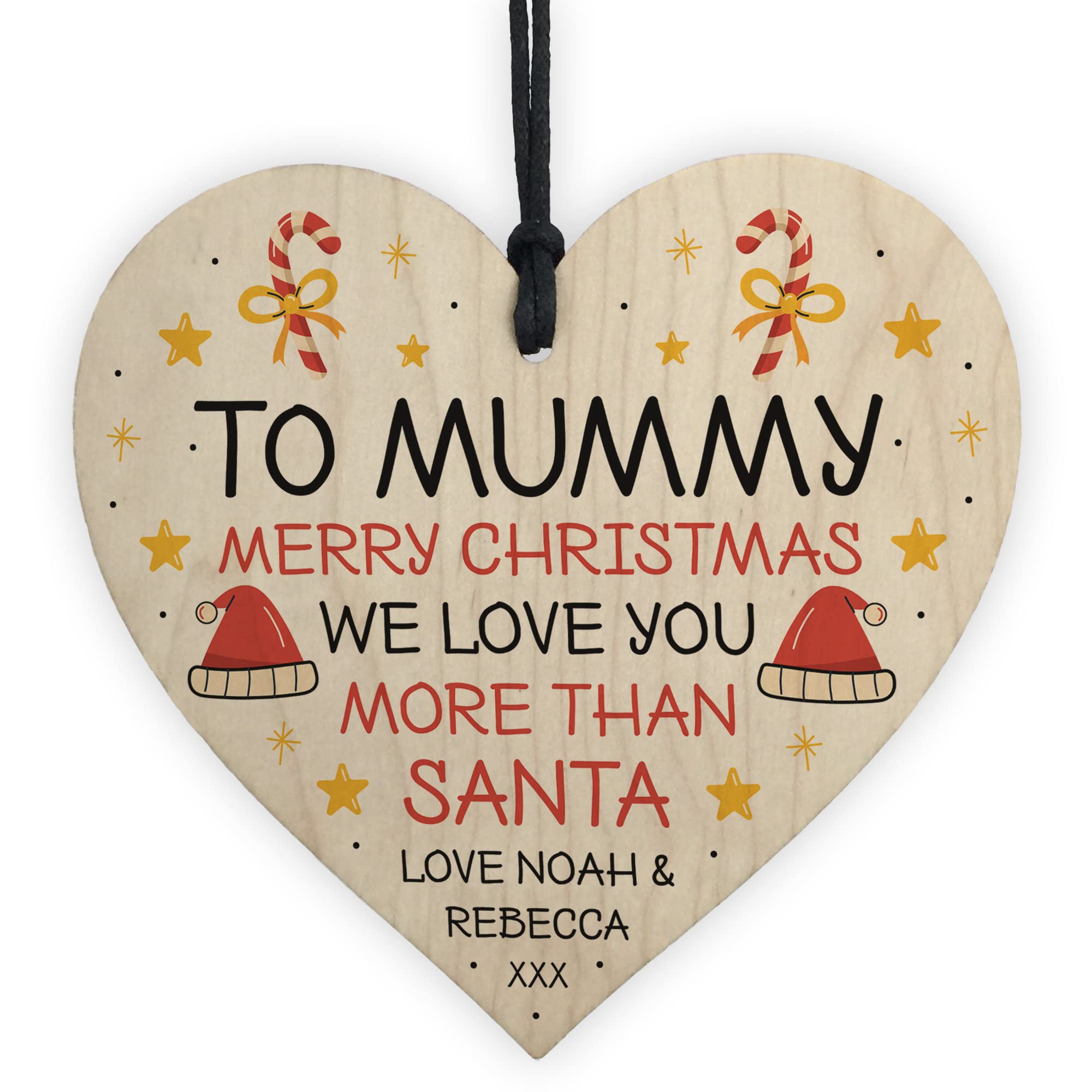 Red Ocean Mummy Special Mummy Christmas Personalised Funny For Mummy Her Keepsake