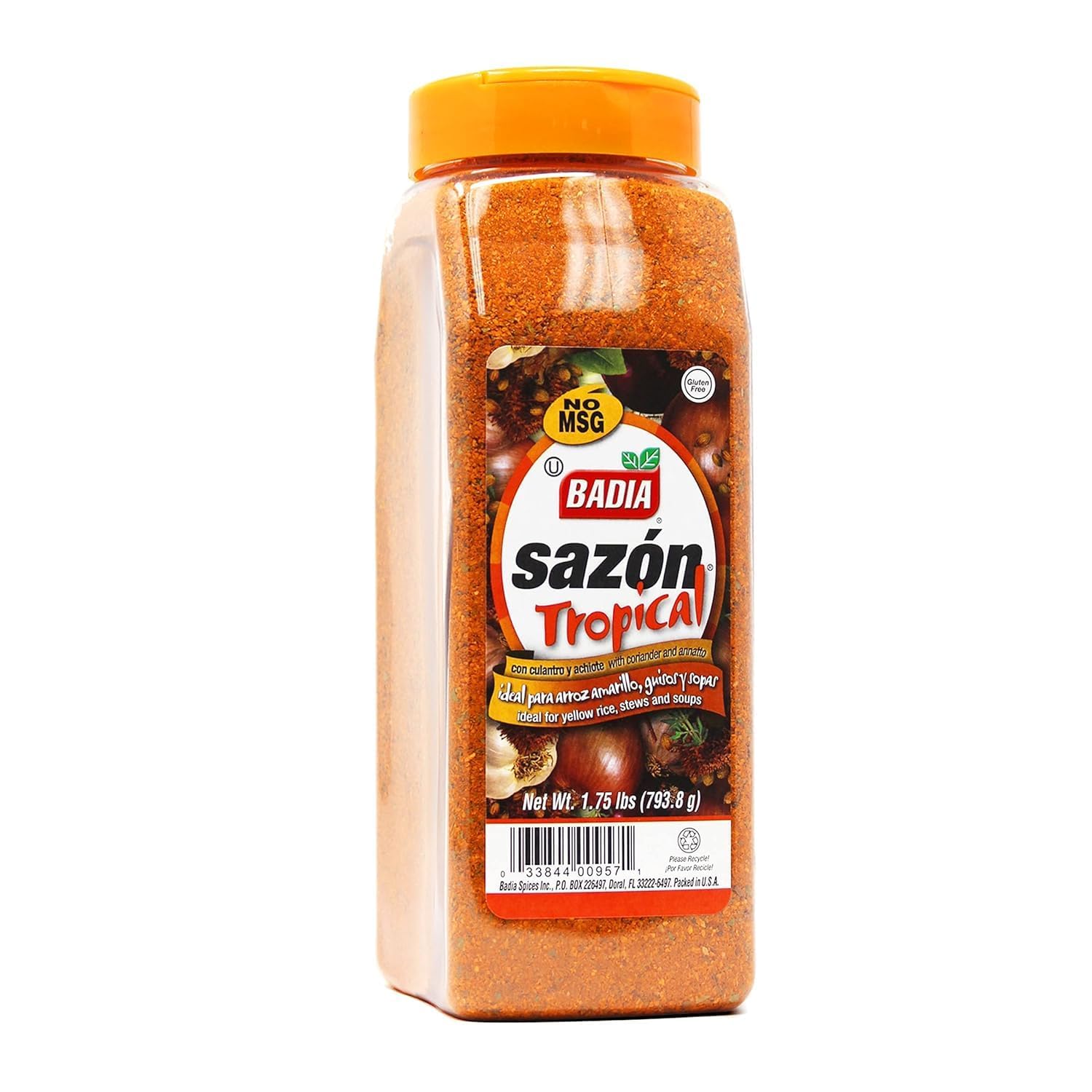 Sazon Tropical with Annatto and Coriander, 1.75 Pound (Pack of 6)