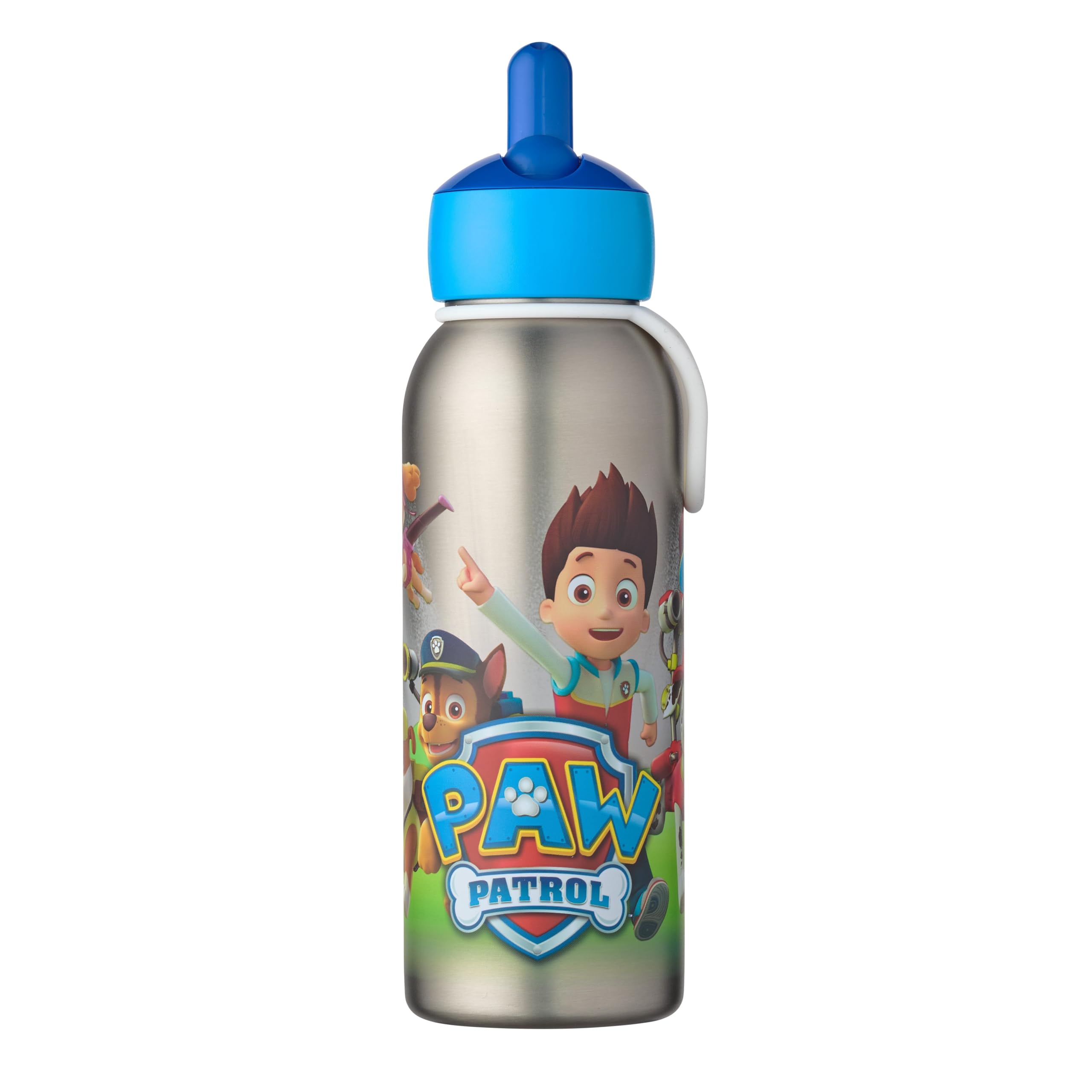 Mepal - Thermoflasche Flip-up Campus - Isolierte Trinkflaschen für Kinder - Edelstahl Thermosflasche - 4 Stunden heiß & 12 Stunden kalt - BPA-frei - 350 ml - Paw Patrol