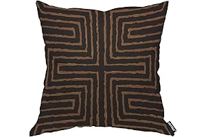 AOYEGO Mudcloth Pouf Throw Pillow Cover