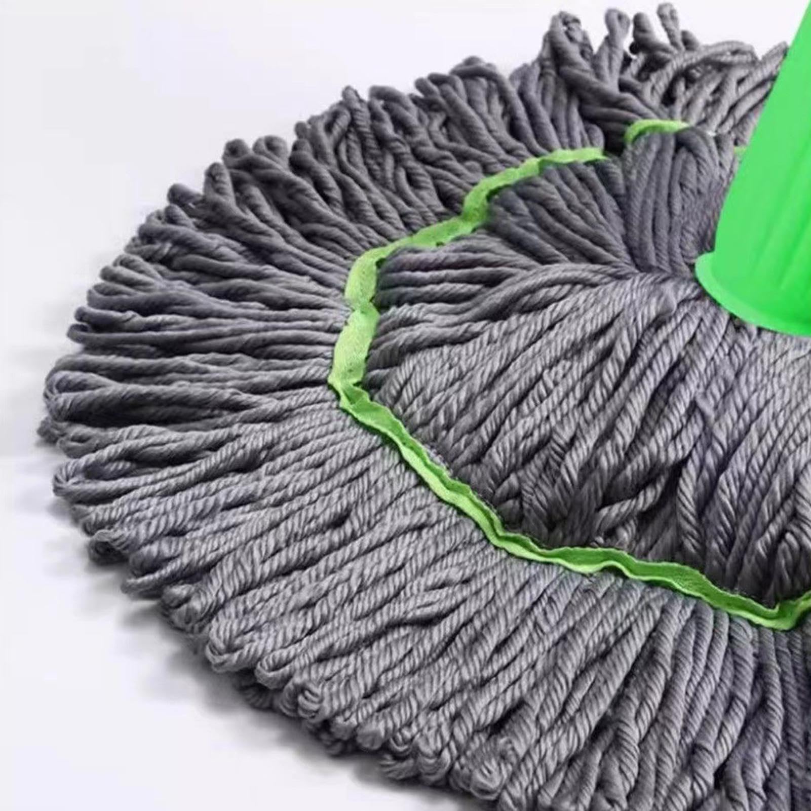 Trapeadores giratorios para Limpieza de Pisos, trapeador Giratorio para el | hogar | Fregona exprimible para limpieza del hogar - Trapeador de limpieza deshidratado de microfibra 2 en 1 para cocina, bañ