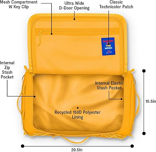 Miniatura 5 de Baboon to the Moon Pequeña bolsa de viaje de 40L Bolsa de gimnasio pequeña, bolsas de viaje para mujeres y hombres, bolsa de lona para viajes,