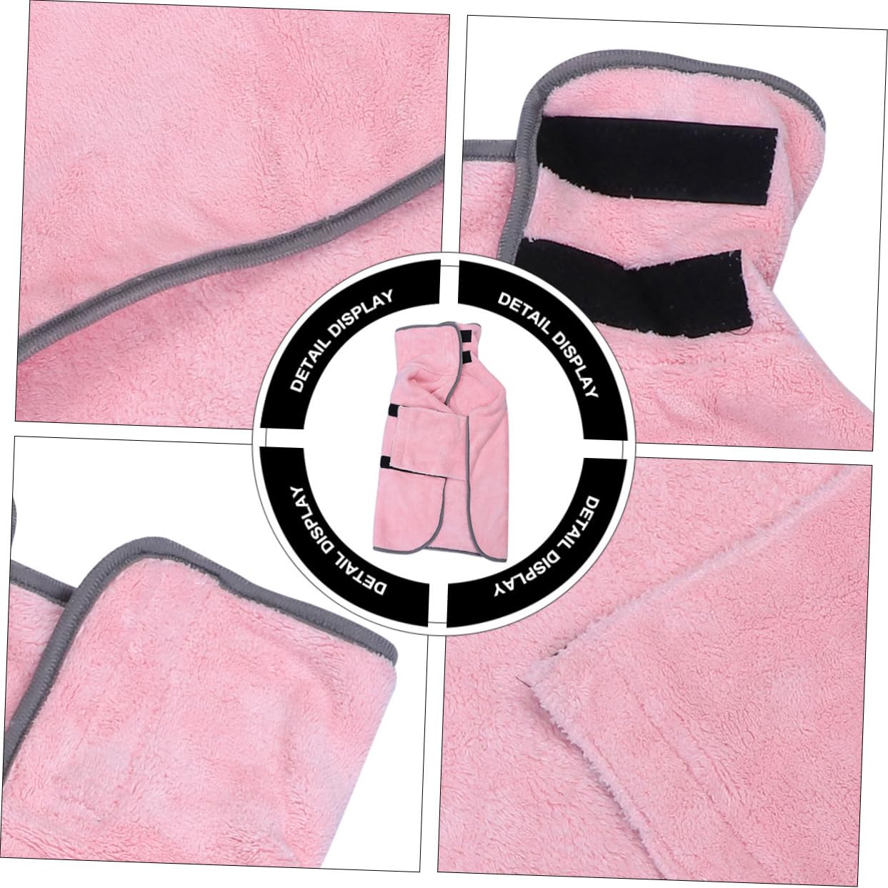 INOOMP 3stücke Pet Drying Robe Für Hunde Saugfähiger Bademantel Schnell Trocknend Warmhaltend Und Bequem Für Kleine Und Mittelgroße Haustiere