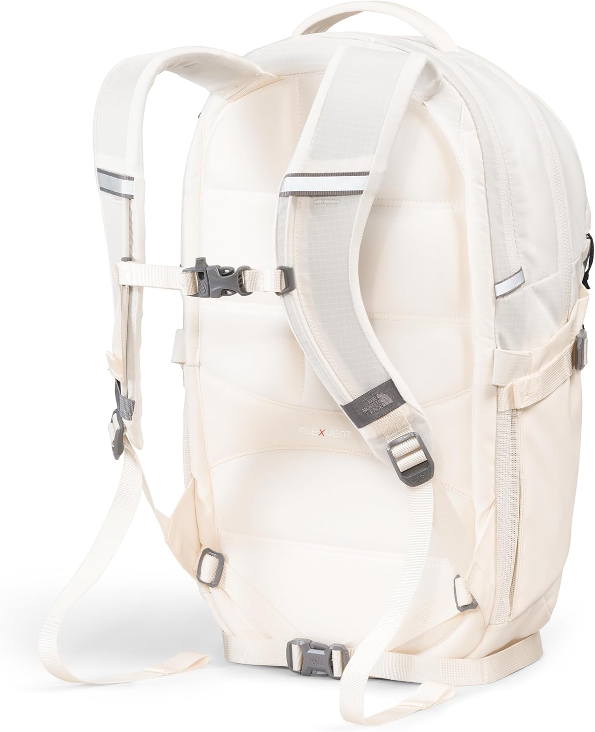 The North Face Women's Recon Everyday Laptop Backpack - Commuter Travel Bag, 16" Laptop Sleeve, Water-Repellent, Gardenia White/TNF Black-NPF, One Size - Image 3