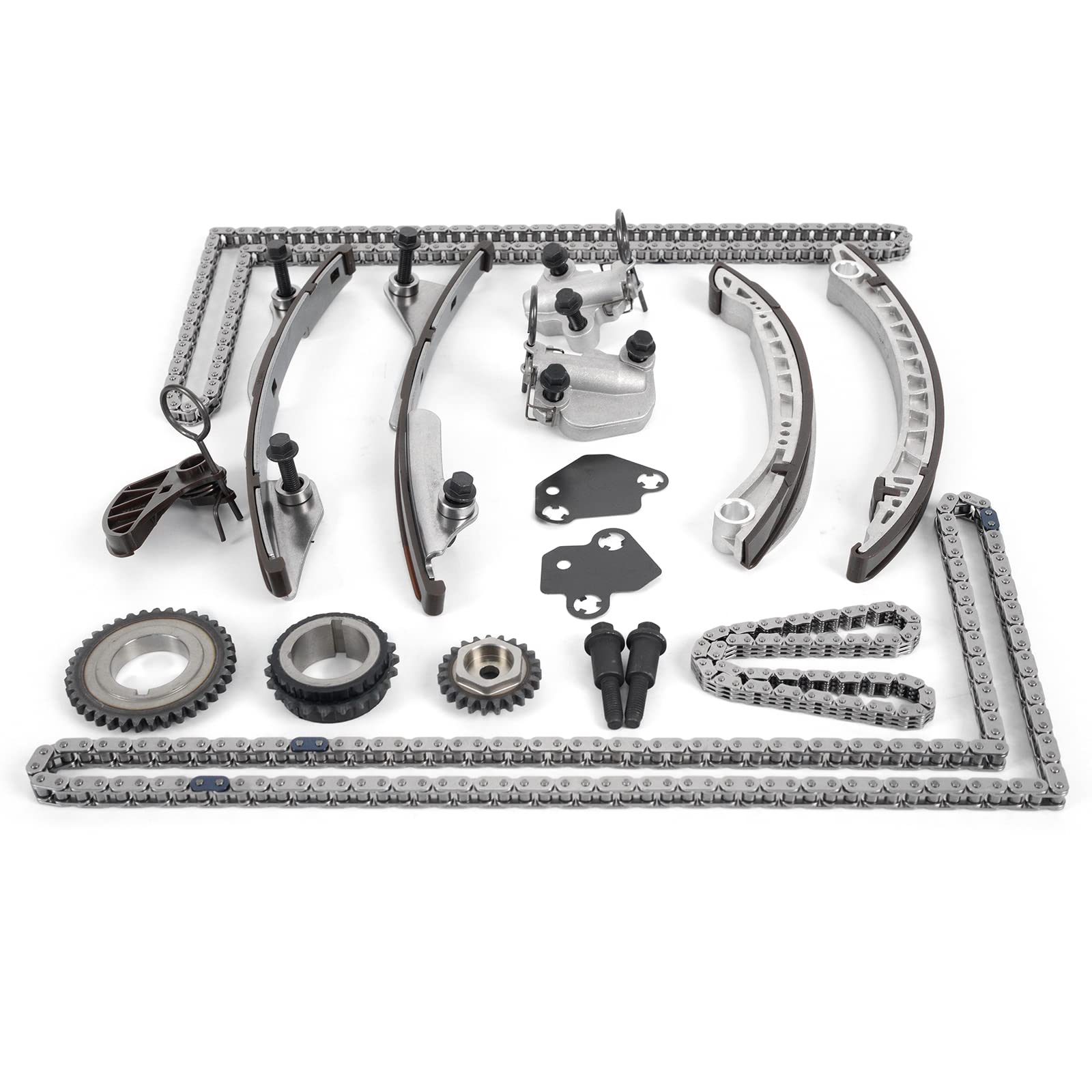 MPLUS TK-CV042 Timing Chain Kit fits 2019 for Chevrolet Blazer 3.6L, 2016-2019 Camaro 3.6L, 2017-2019 Colorado 3.6L, 2017-2019 for GMC Acadia 3.6L, 2017-2019 Canyon 3.6L