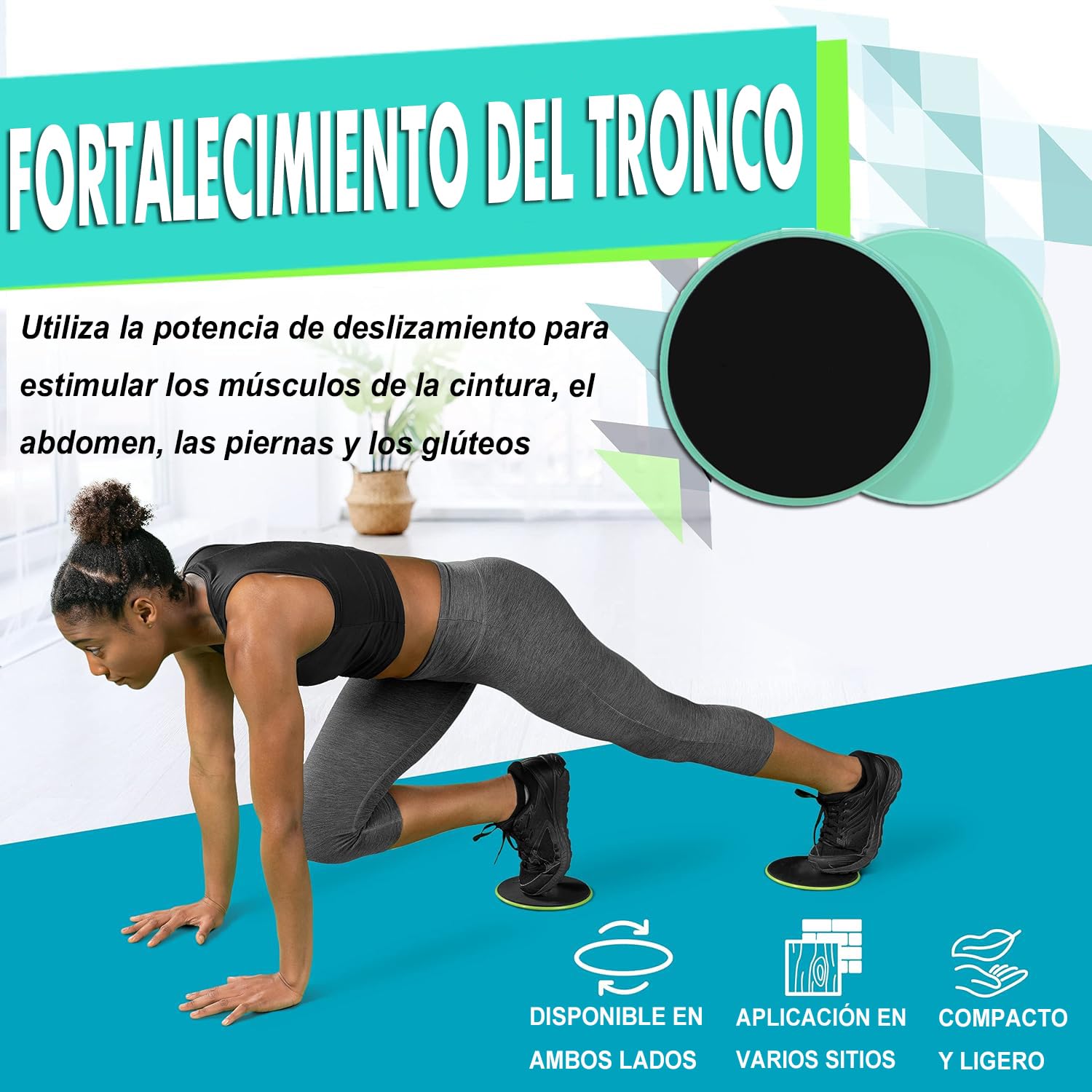 Core Sliders Discos Deslizamiento Decathlon Fitness Core Sliders