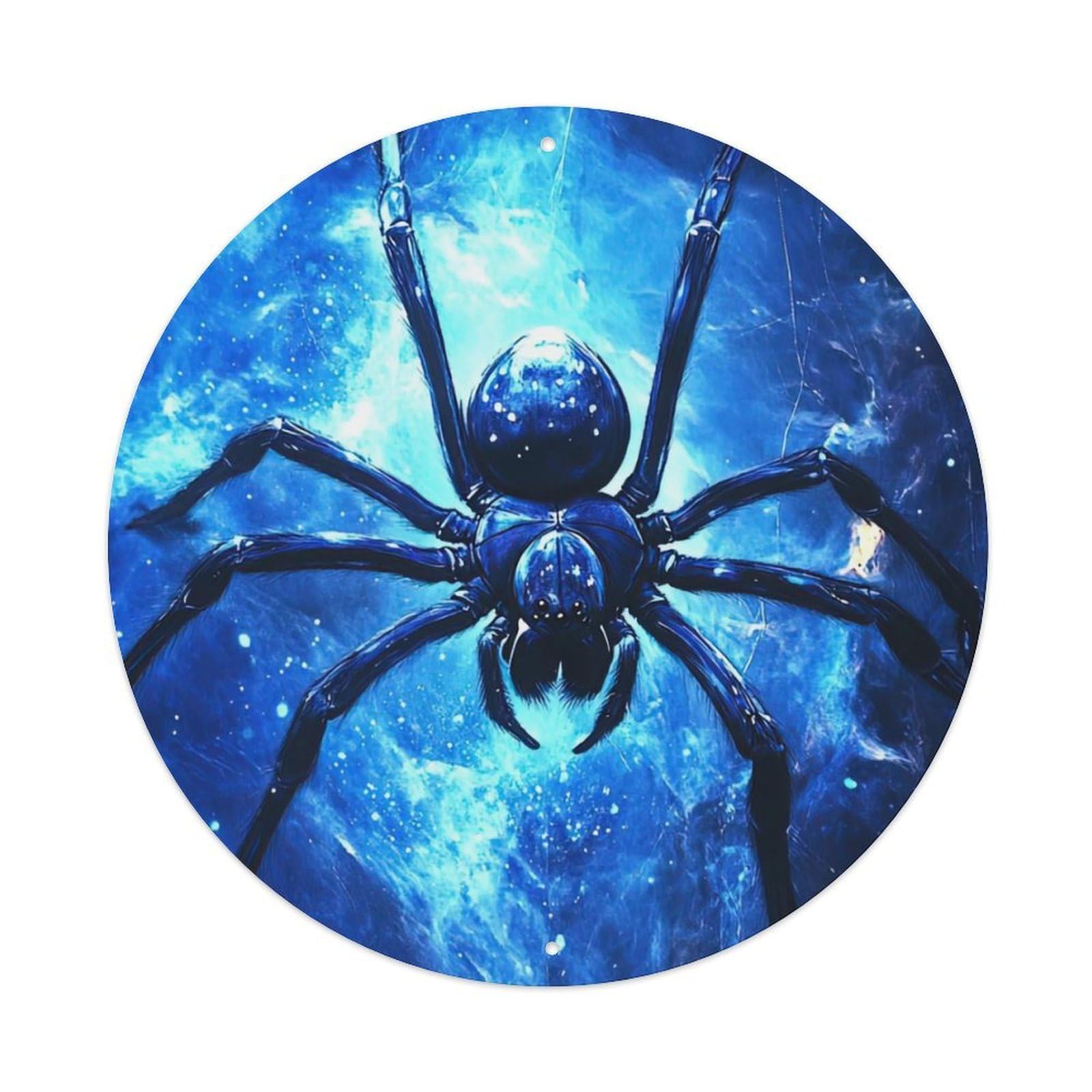 Animal Spiders in The Cosmos Metal Tin Sign