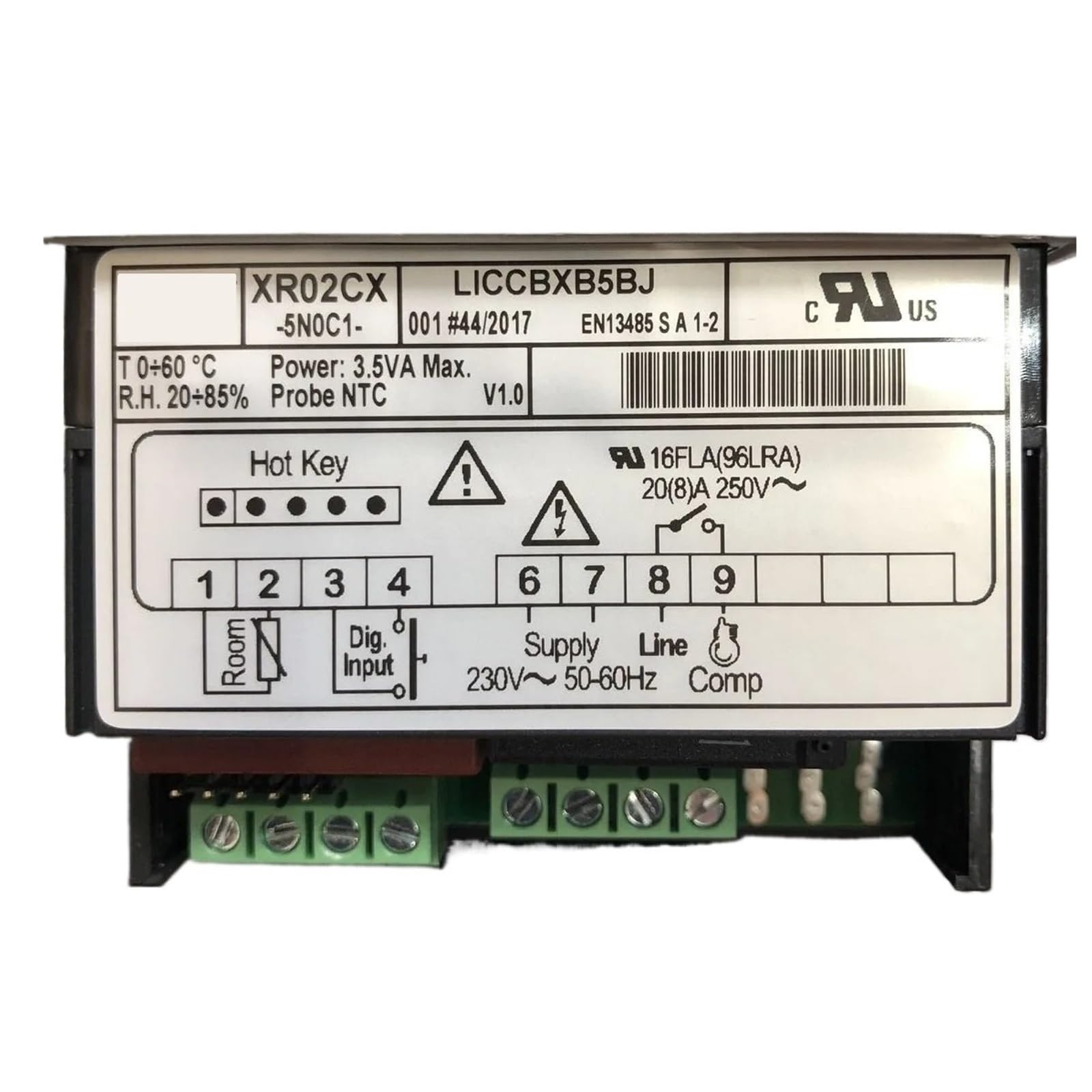 Termostato XR02CX-5N0C1(Without Probe)