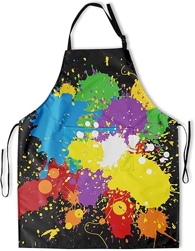 aportt Delantal impermeable con cuello ajustable para cocina, cocina, jardinería, aseo