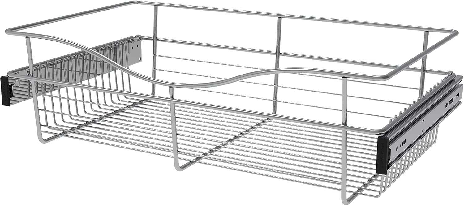 REV-A-SHELF 24" W Closet Basket for Custom Closet Systems