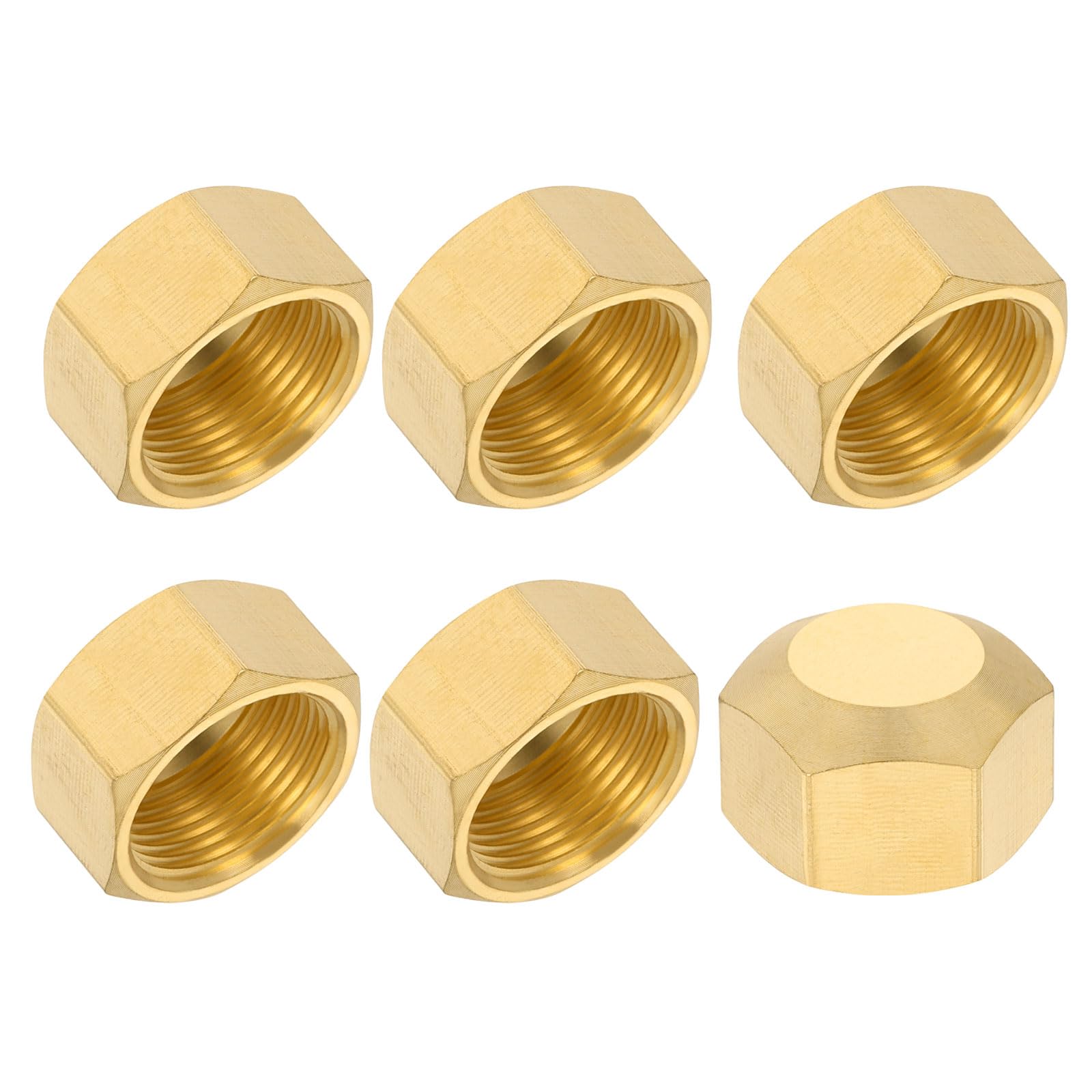 Bouchon de valve d'arrêt compression laiton 1,5 cm empêche fuite air gaz et climatisation