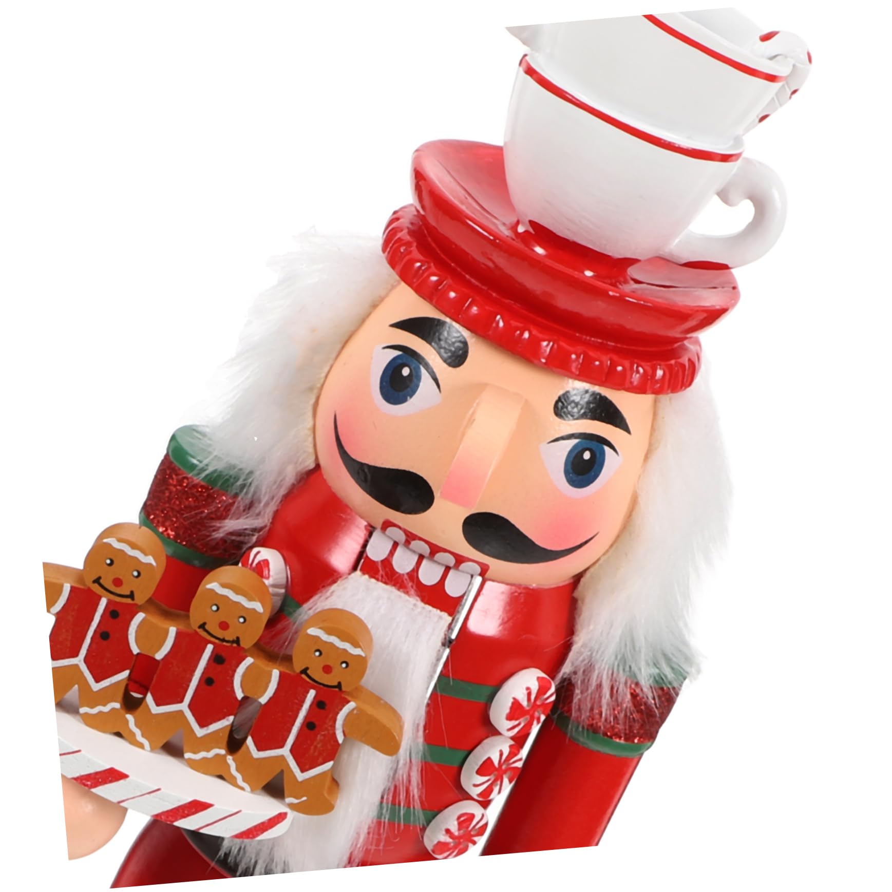 Casse-Noisette Bois Figurine de Soldat Pain Épice Décoration de Ballet pour Noël Objet de Collection pour Fêtes