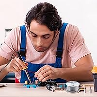 Vista 5 de GoYonder Alambre de soldadura 63-37 Estaño plomo núcleo de resina Kit de soldadura eléctrica de bajo punto de fusión para soldadura y conexión