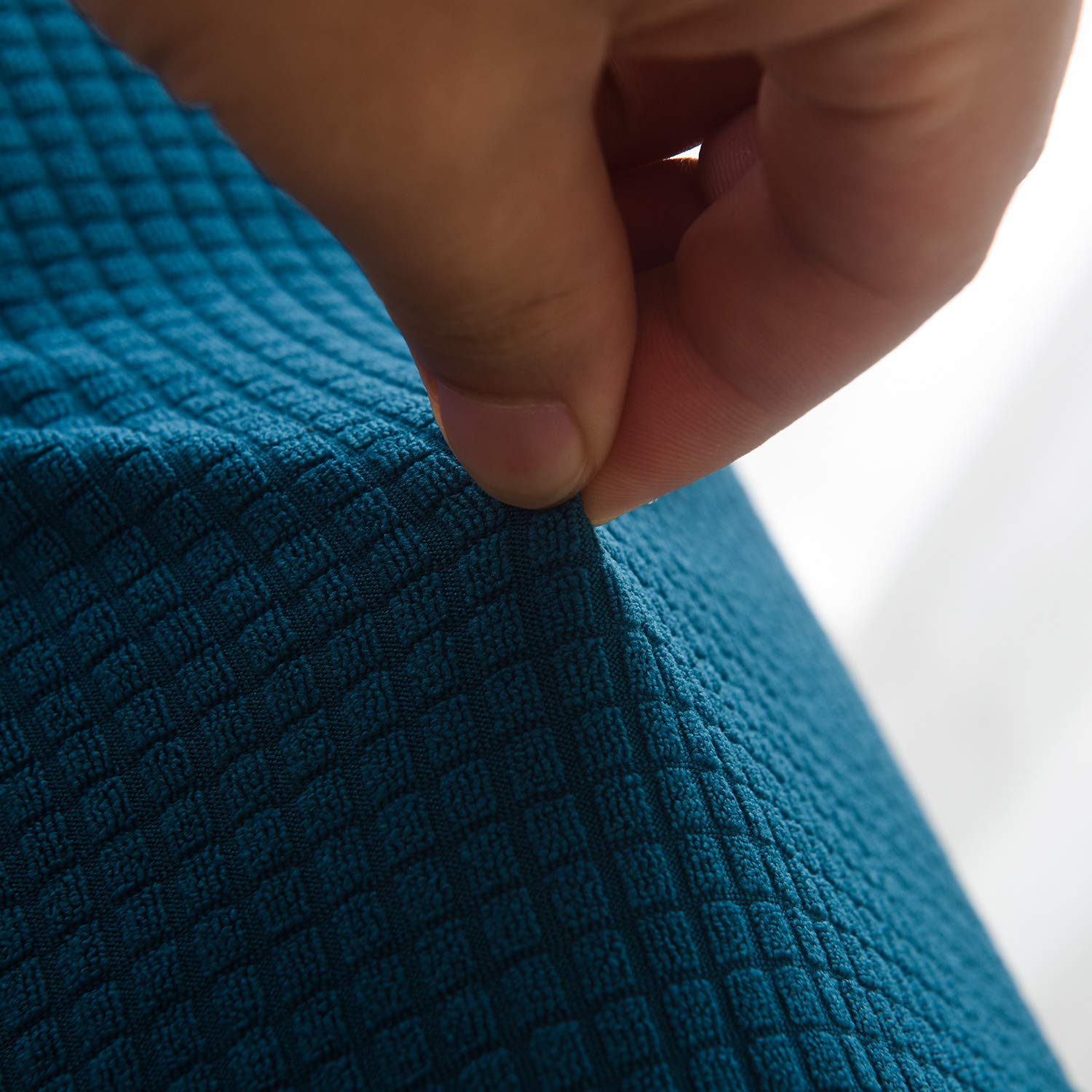 Larvinhom Armrest Covers Anti-Slip Waterproof Furniture Protector Armchair Slipcovers for Recliner Sofa Set of 2 (Teal)