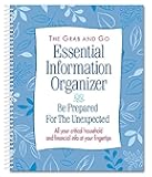 The Essential Information Organizer - All Of Your Critical Household and Financial Information In One Place - Spiral Bound 10x8