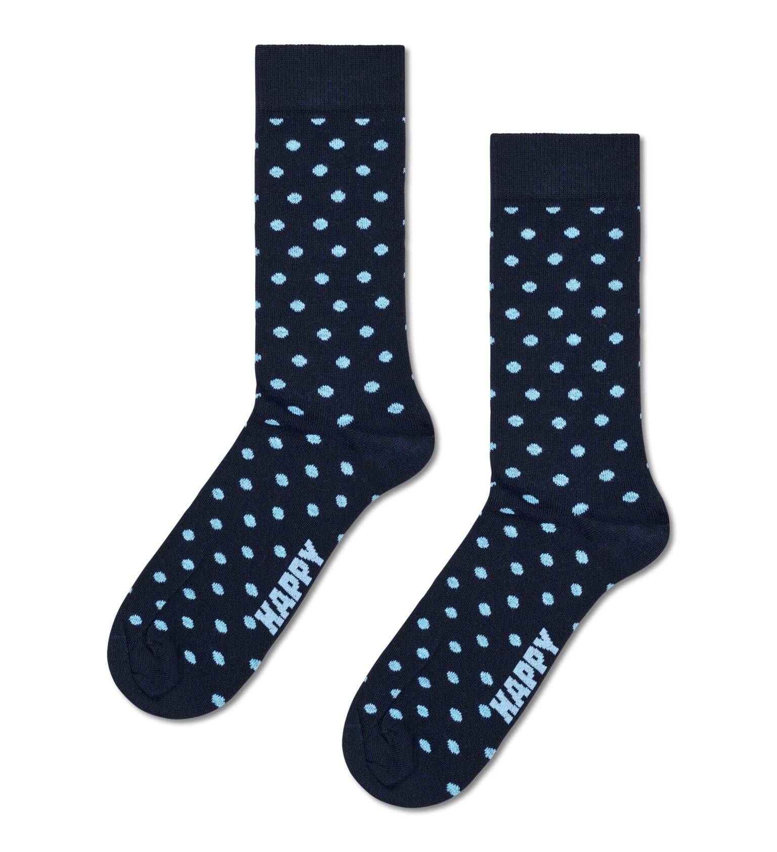 Happy Socks Calcetines altos con estampado de perros para hombre y mujer, 36-40 y 41-46