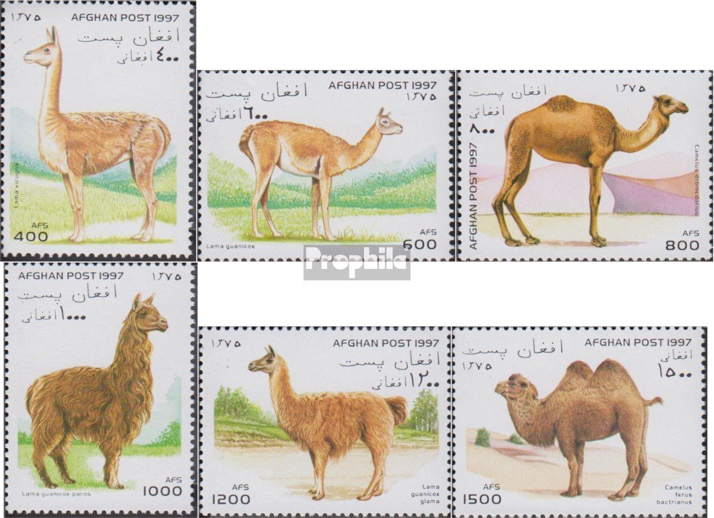 Afghanistan Bloc 92 – Timbres Chameaux 1997 – Neuf Avec Gomme Originale MNH – Collection Prophila