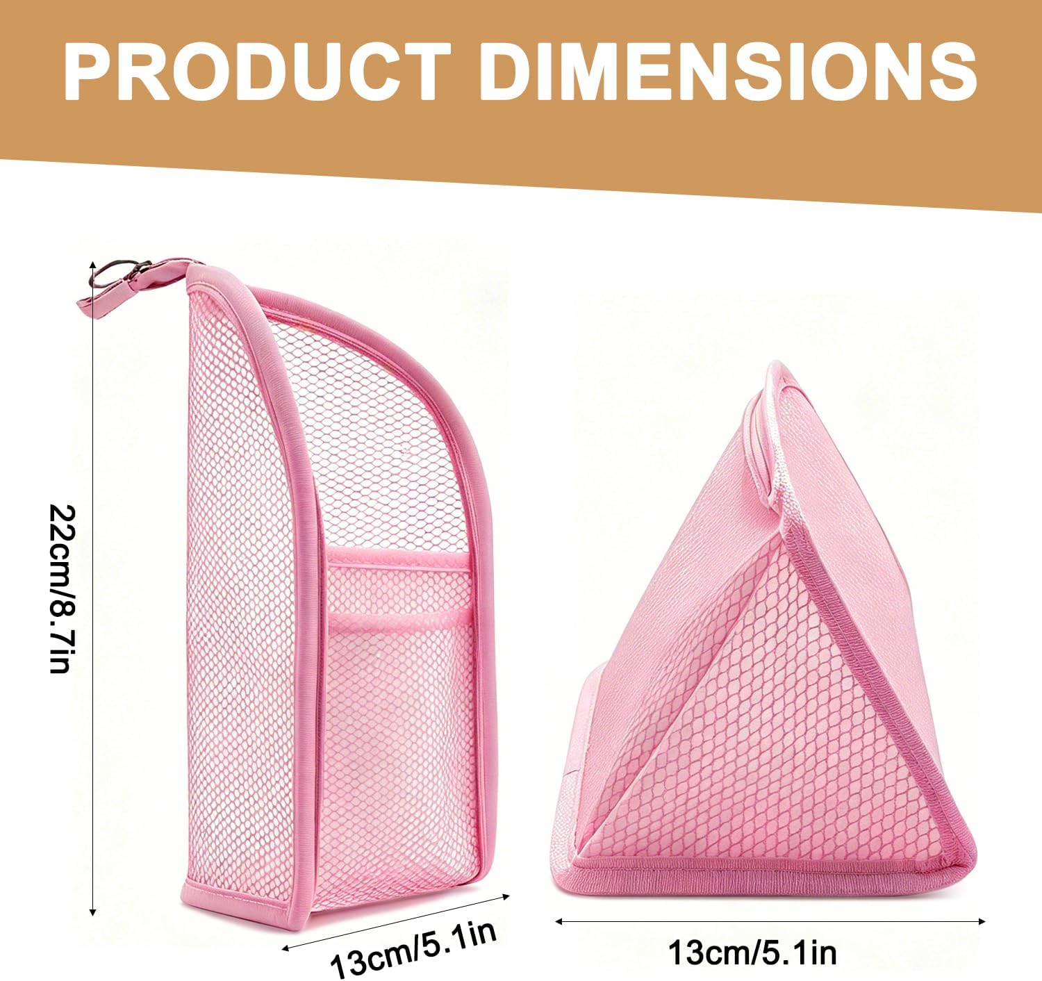 Standing Toiletry Bag, Portable Lightweight Travel Toiletry Bag (White)