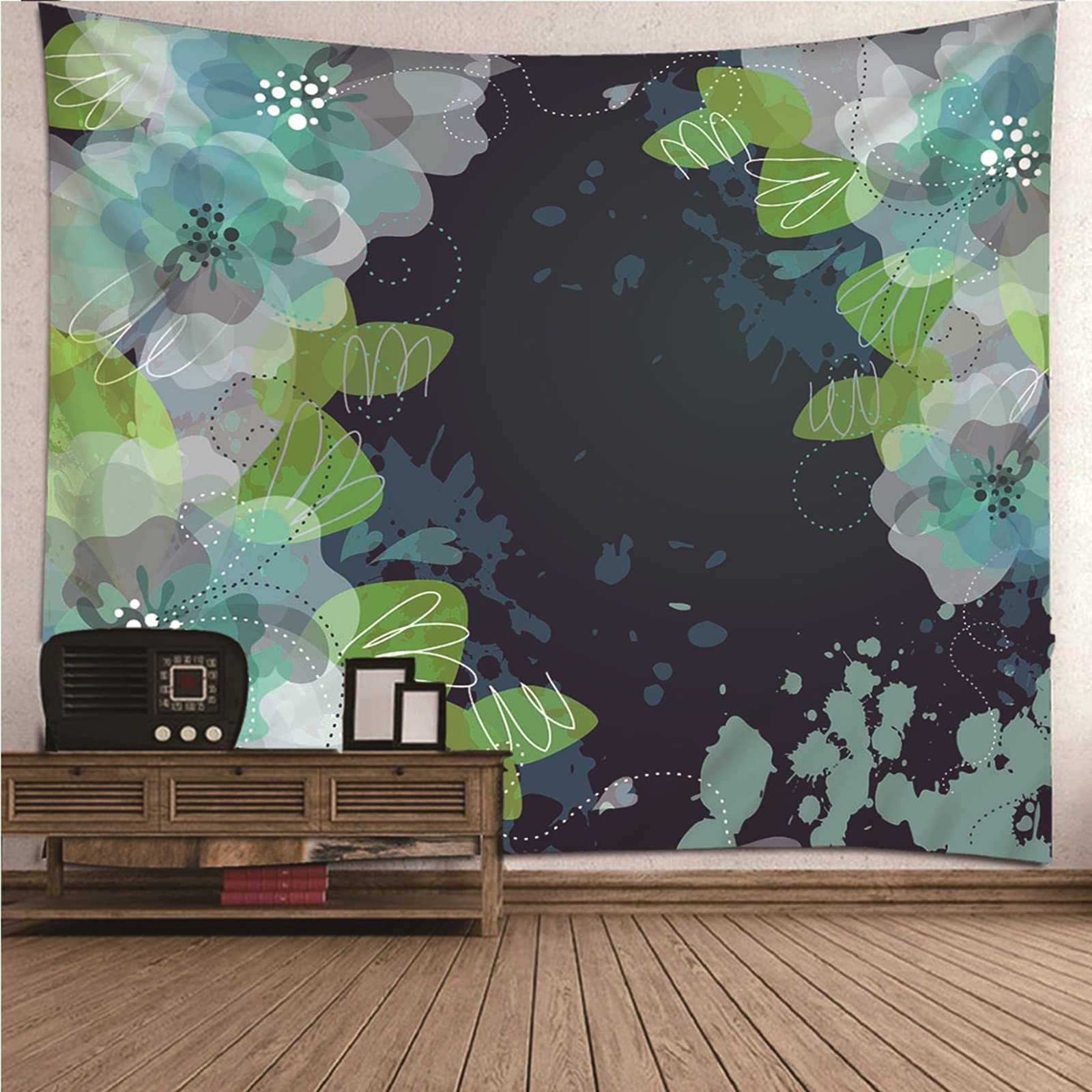 Aeici Tapiz Tela Pared, Tela Pared Decorativa Sinple Tapiz Pared Wall Hanging, Bedsheet(240X220Cm)