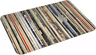 Door Mat Welcome Mat Classic Rock Vinyl Records Doormat Carpet Mat Rug Polyester Anti-Slip Floor Decor Bath Bathroom Kitchen Balcony Door Mat Rug Carpet For Kitchen Bathroom Gift