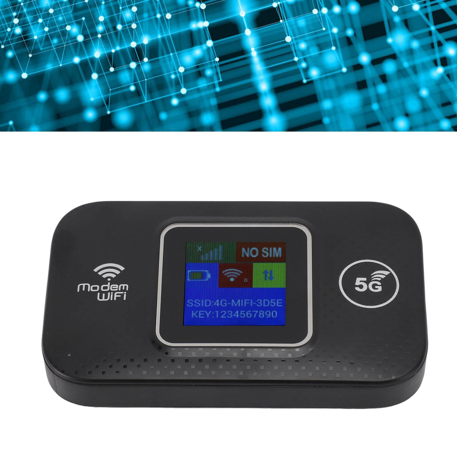 Sxhlseller Router WiFi Portatile 4G LTE per Viaggi, Hotspot Mobile Tascabile 4G Ad Alta velocità da 150 Mbps, Fino a 10 Dispositivi WiFi, Alimentazione USB, 4G B1/3/7/8/20/38/40/41