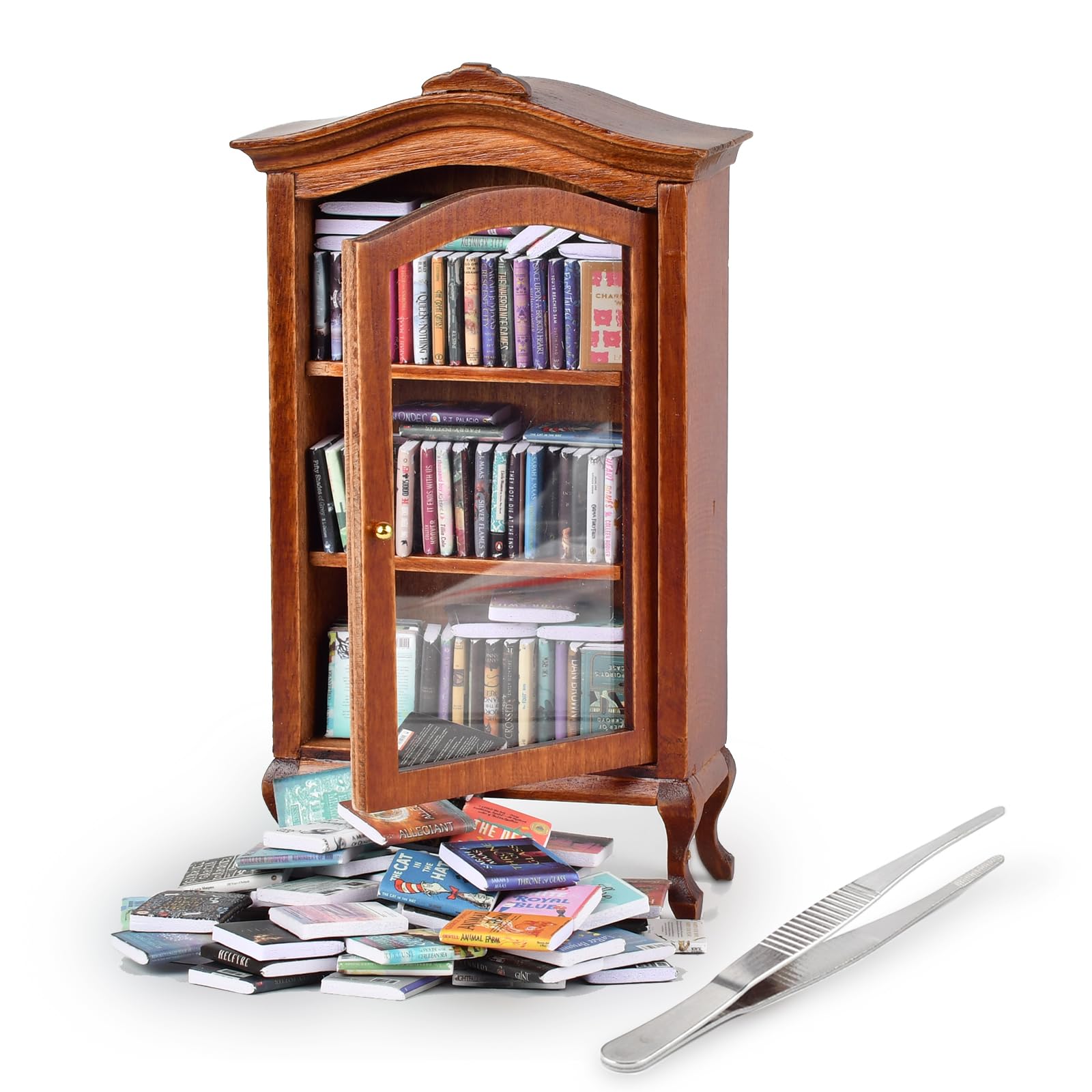 The Left Bridge Anxiety Bookshelf, Miniature Bookcase, Book Lovers Gifts