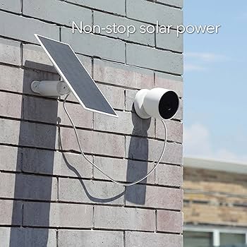 Wasserstein ソーラーパネル(Google Nest Cam 用 2個 Amazon.com: Wasserstein Solar Panel, Solar Panel Charger for