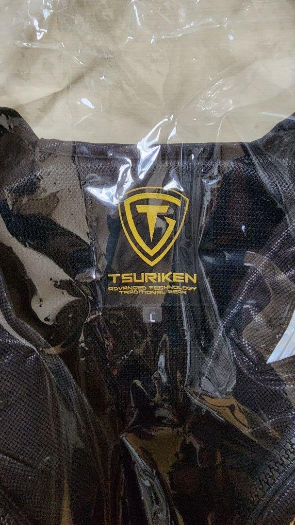 釣研 フローティングベスト ブラック×シルバー TV251 釣研