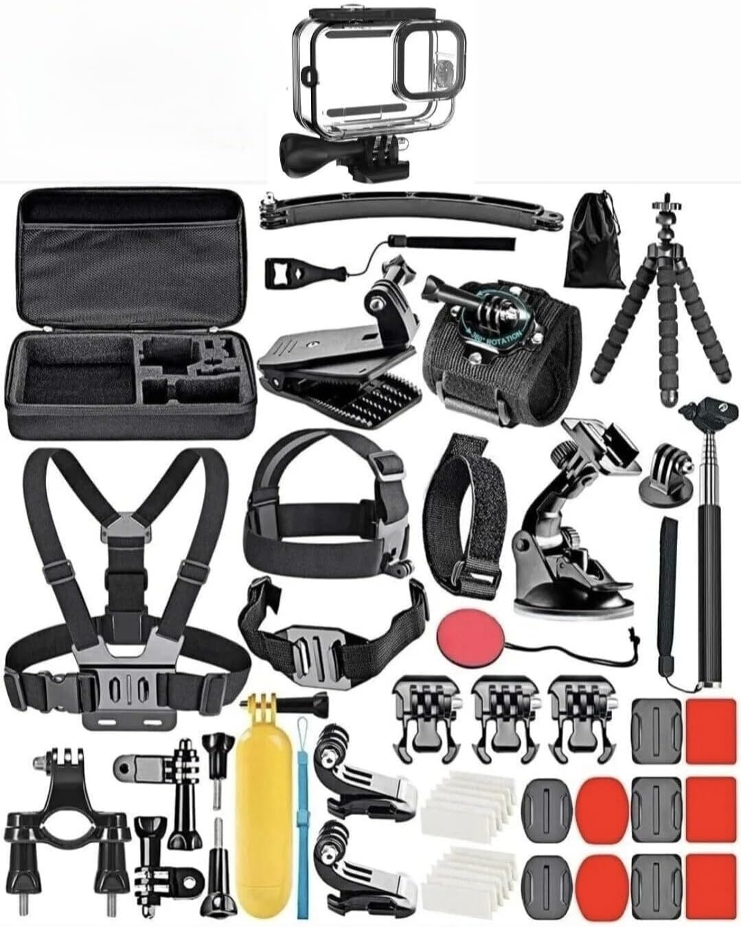 Nitze Grip Kit Für GoPro HERO 9-13 - Käfig Mit Griff Und Cold Shoe