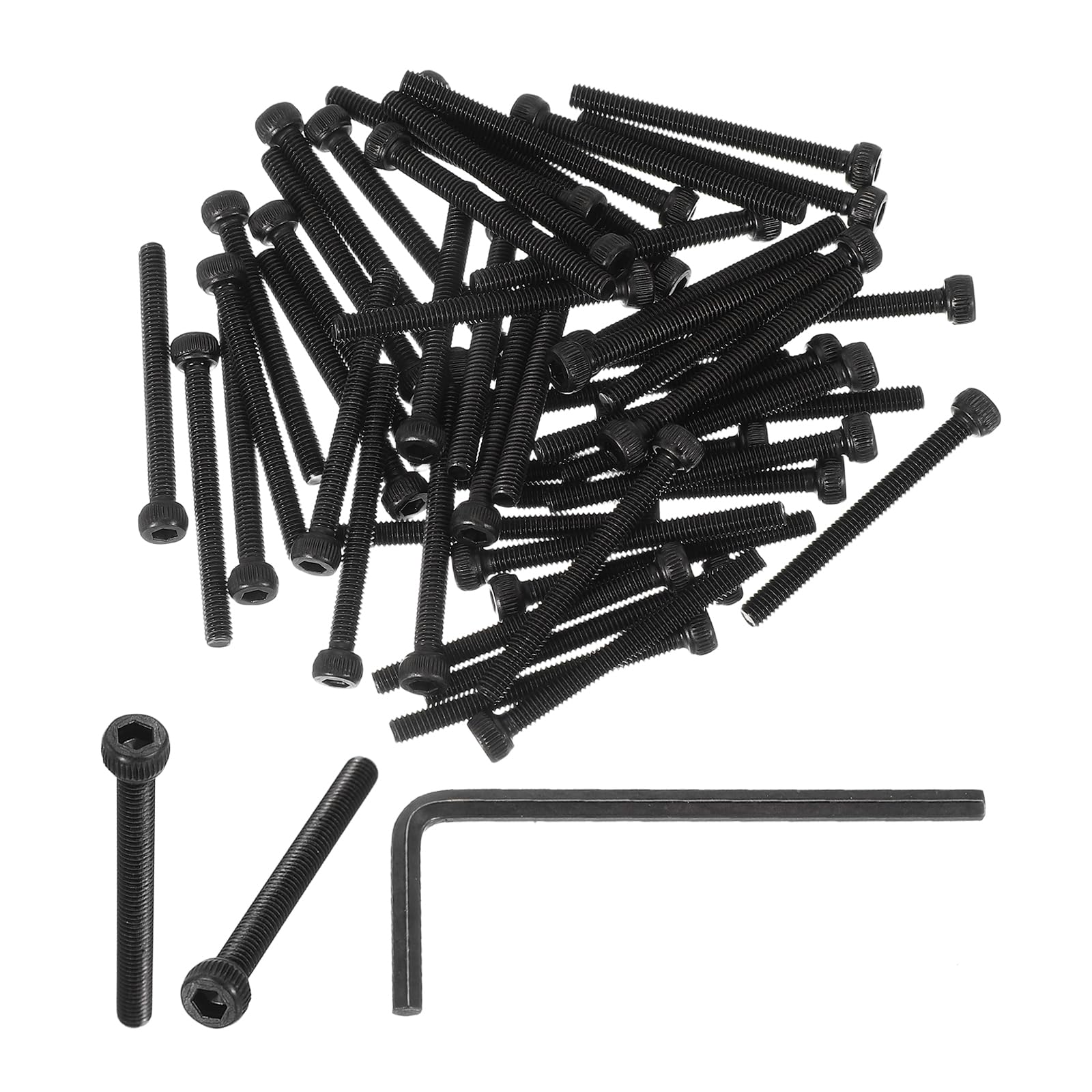 PATIKIL M4 x 40mm Hex Socket Head Screws Cap Bolt