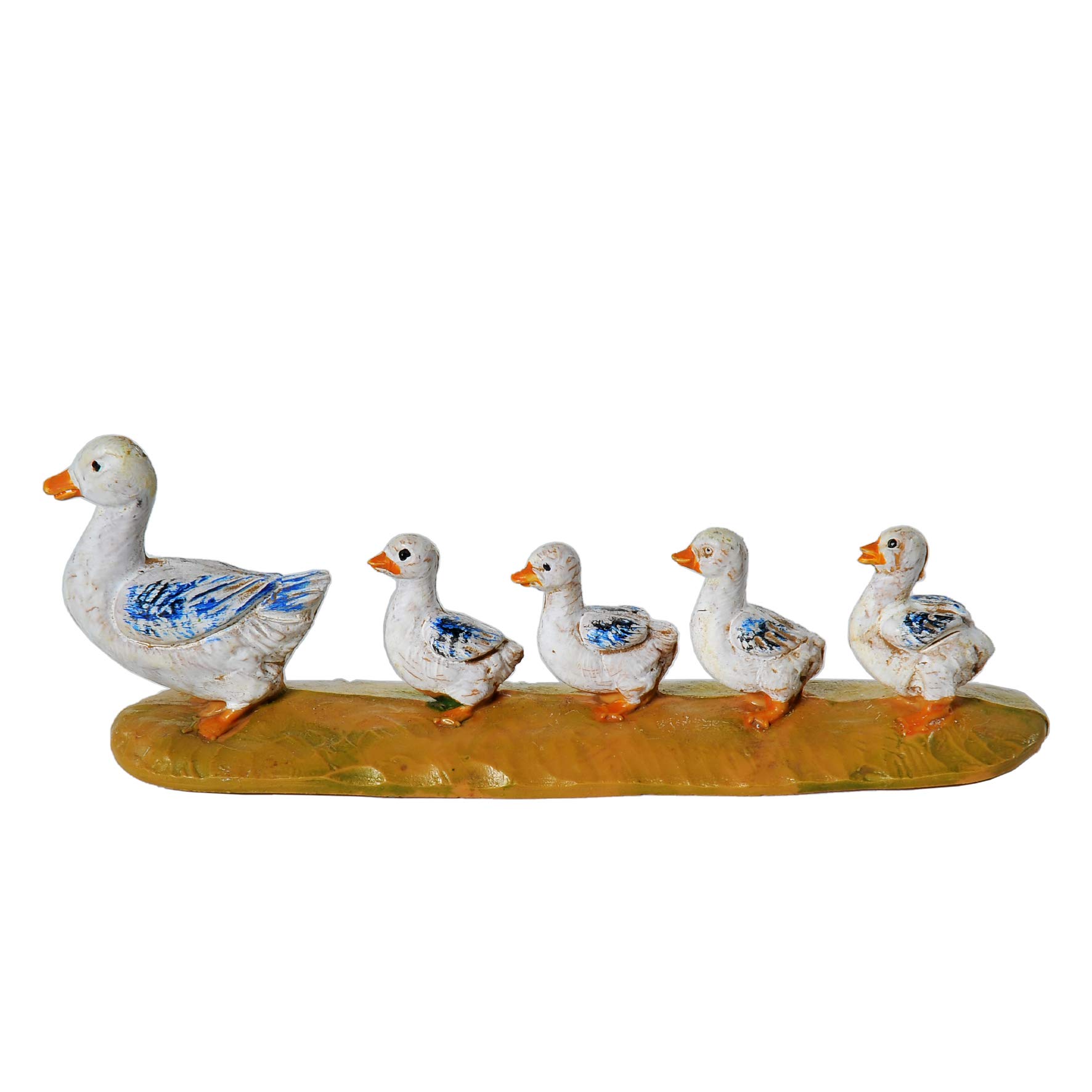 Family of Ducks Brown Kid Duck Family Figurine