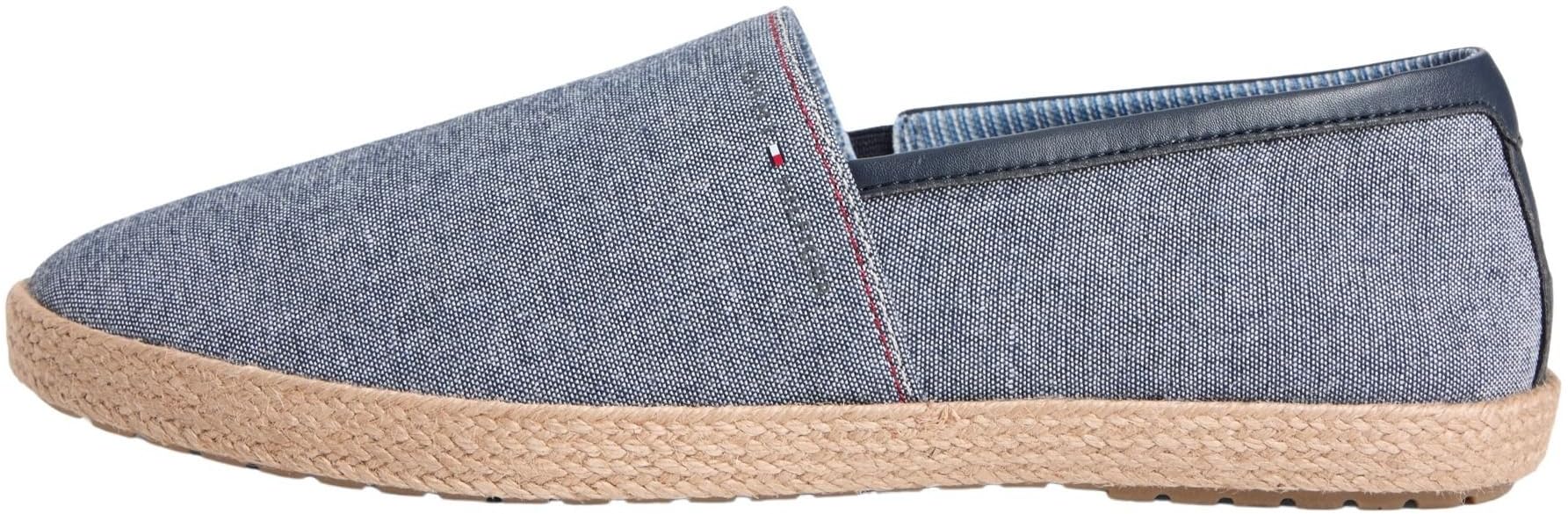 Tommy Hilfiger Men's Hilfiger Chambray Espadrille FM0FM05793 Espadrilles, Blue (Desert Sky), 10.5