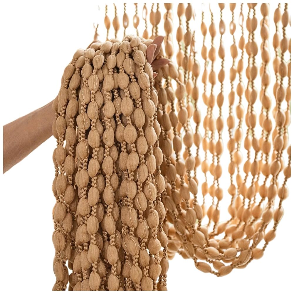 UDSKNV[KSL 1PC Polyester Beaded Curtains Lantern Tassel Curtains Room Divider Curtains Assel Cord Room Divider for Wedding Salon