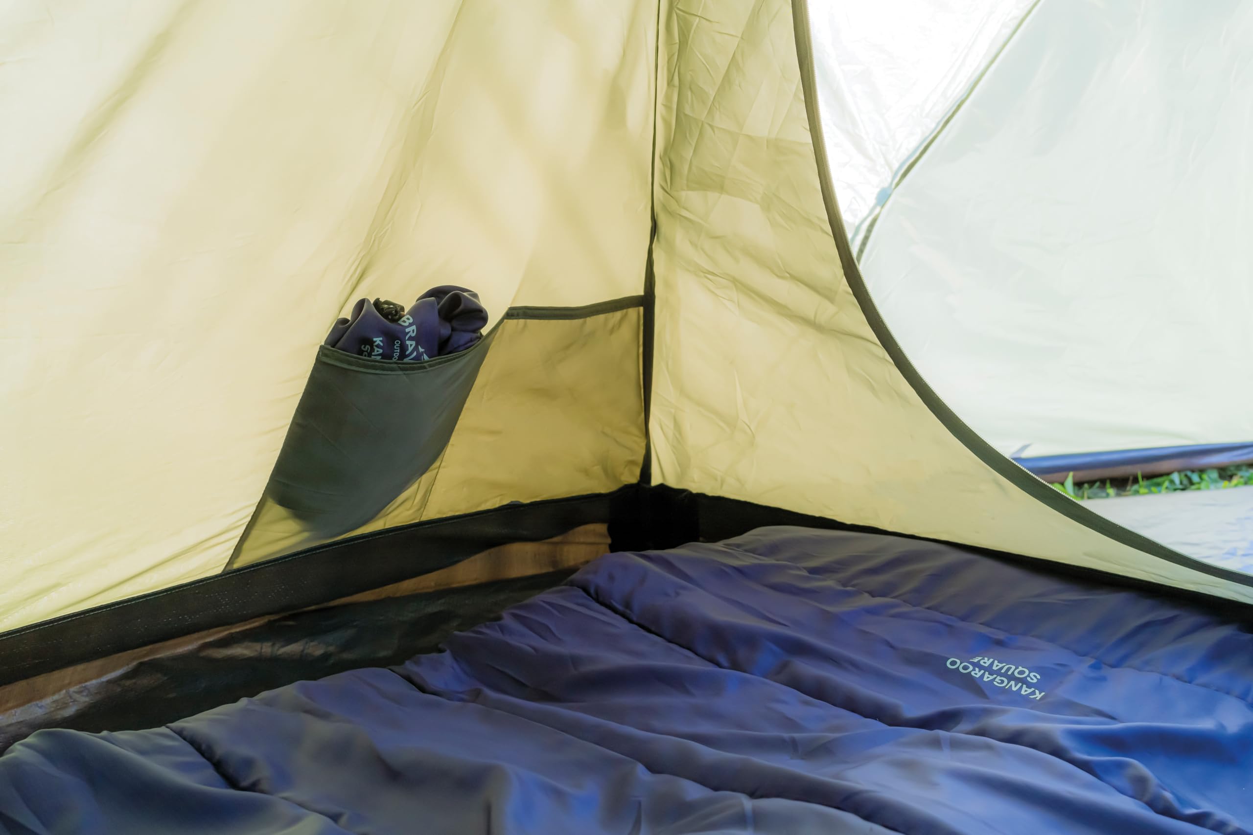 BravEarth Jaguar, Tenda da Campeggio Unisex Adulto, Verde, 4 Persone