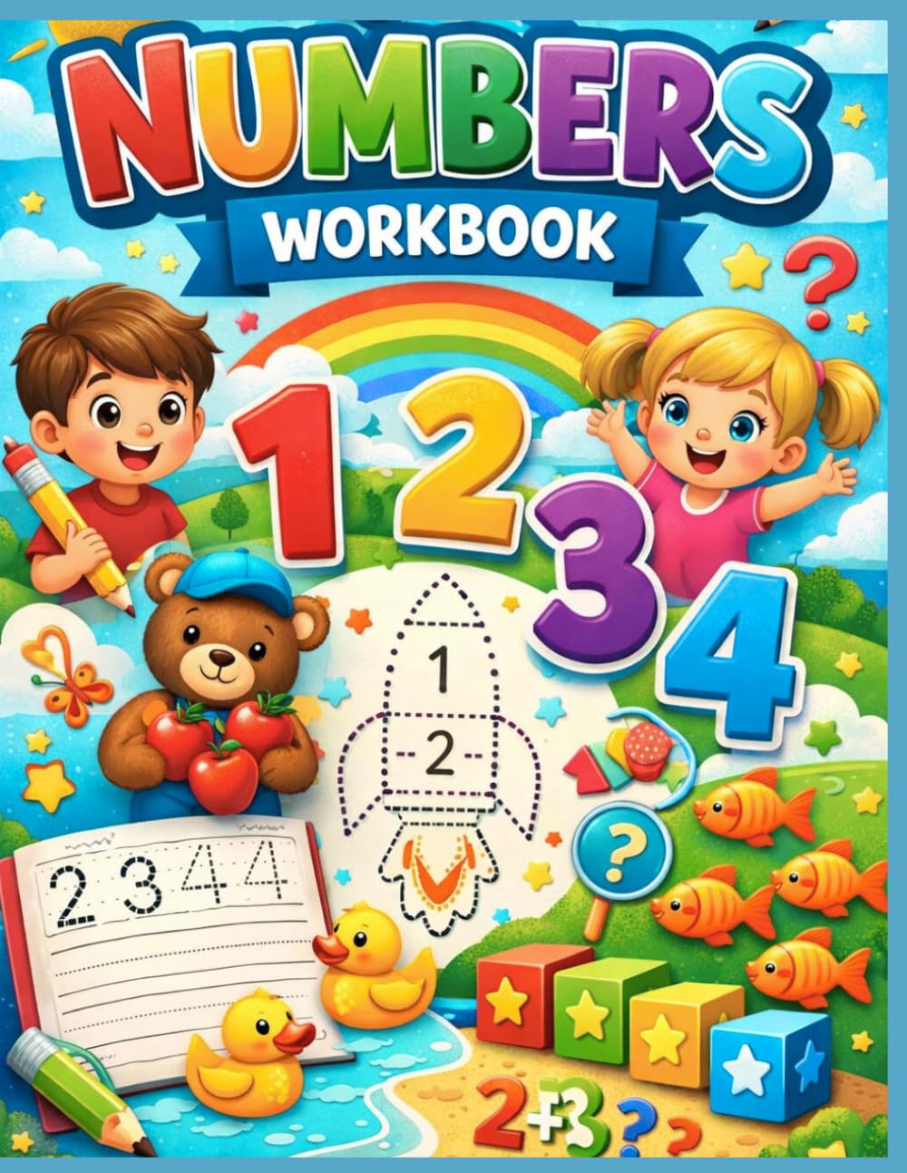 Learning number 1-20 for beginners: Trace, count and learn numbers 1- 20 for kids