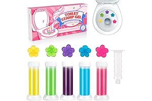 Flower Shaped Toilet Gel Toilet Cleaner Bowl Gel Stamp Kit Air Freshener