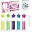 KILOSTEP Toilet Gel, 60 Count 5 Kinds Of Scent Toilet Cleaner Bowl Gel Stamp Kit Air Freshener