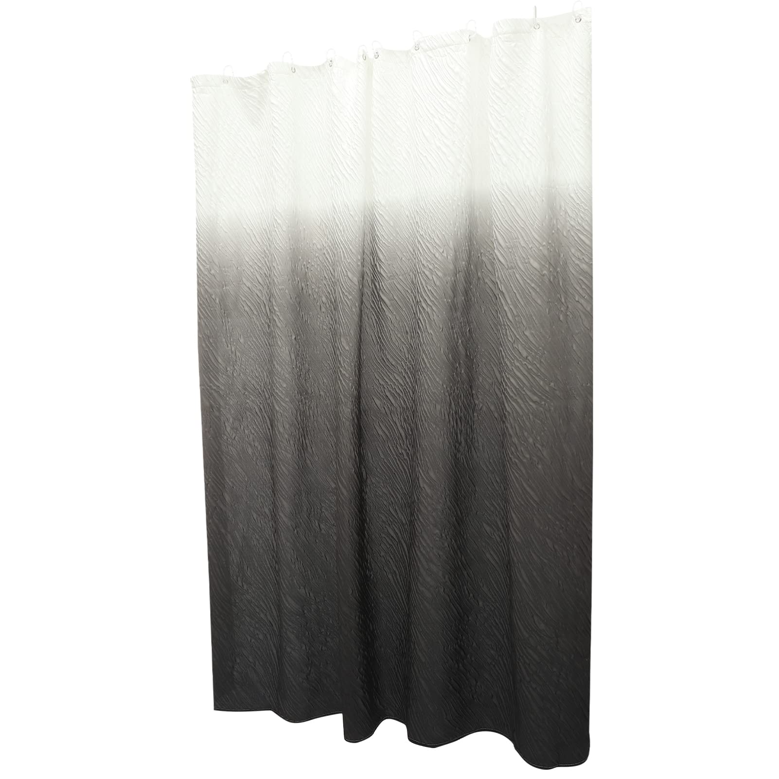 Rideau de douche gris dégradé 180x180 pour le confort de la maison et camping