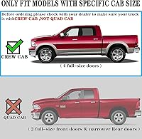 Vista 4 de COMNOVA - Estribos de 6 pulgadas compatibles con Dodge Ram 1500 Crew Cab 2009-2018 (incluyendo 2019-2024 Classic), Ram 2500 3500 2010-2026