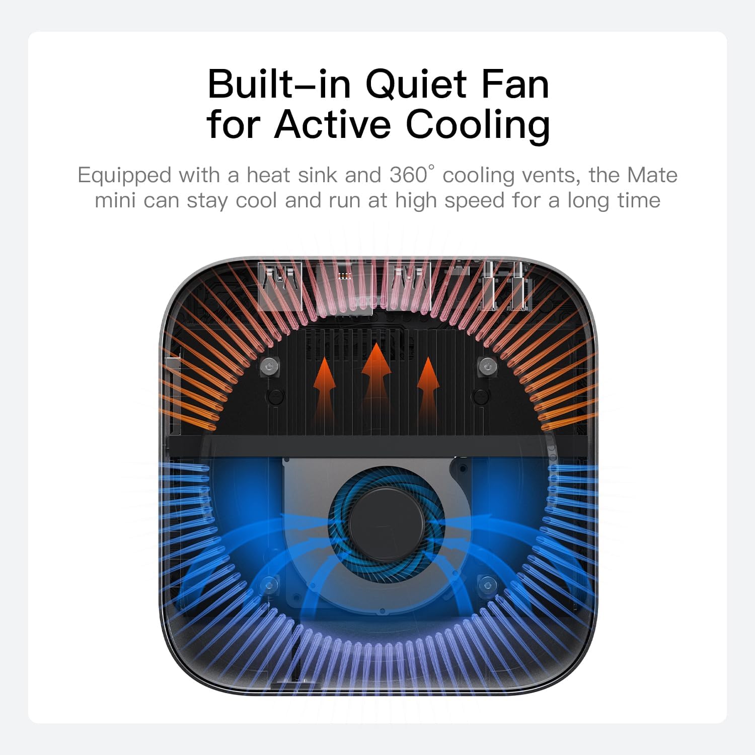 Mate Mini-B for Mac mini M4 Dock,80Gbps Aluminum Alloy Stand with M.2 PCle SSD Solt (up to 8TB), USB-C*1、USB-A 3.0 * 2、2.5G LAN*1、SD4.0 * 1、Type-C(PD3.0)*1, Audio Jack