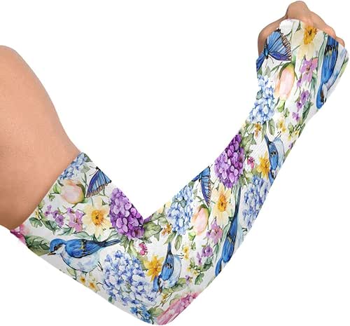 JUNZAN Gardening Sleeves Farm Sun Protection Cooling Arm Sleeves for