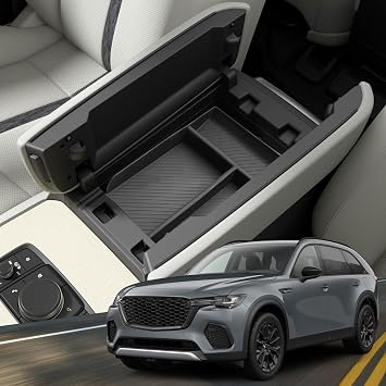 YEE PIN for 2025 2026 Mazda CX70 Console Tray for Mazda CX 70 Accessories Center Console Organizer for 2025 Mazda CX-70 Preferred, Premium, Premium Plus, S Premium and S Premium Plus Model